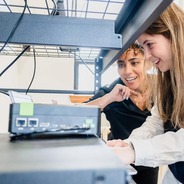 Farrah Moazeni and Maddie Burns ’27